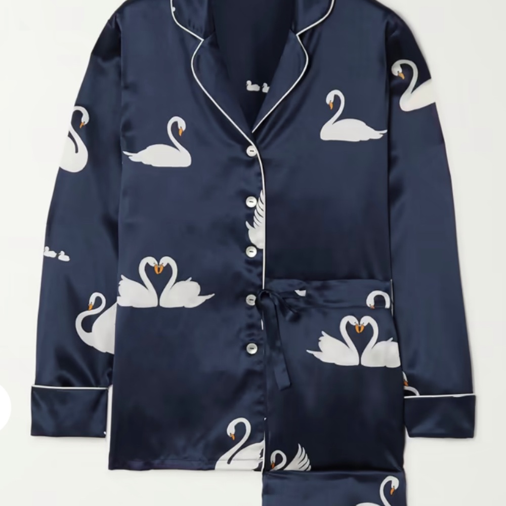 OLIVIA VON HALLE Lila Poet Classic Pajama S